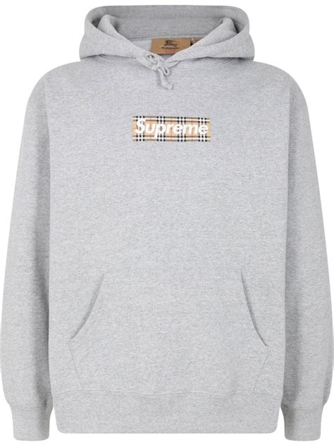 supreme and burberry hoodie|Burberry hoodie men sale.